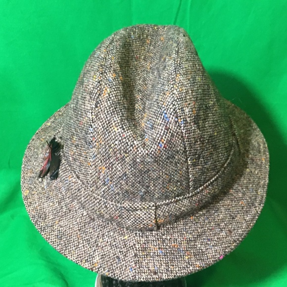 Vintage Donegal Tweed Fedora Hat - Picture 5 of 8